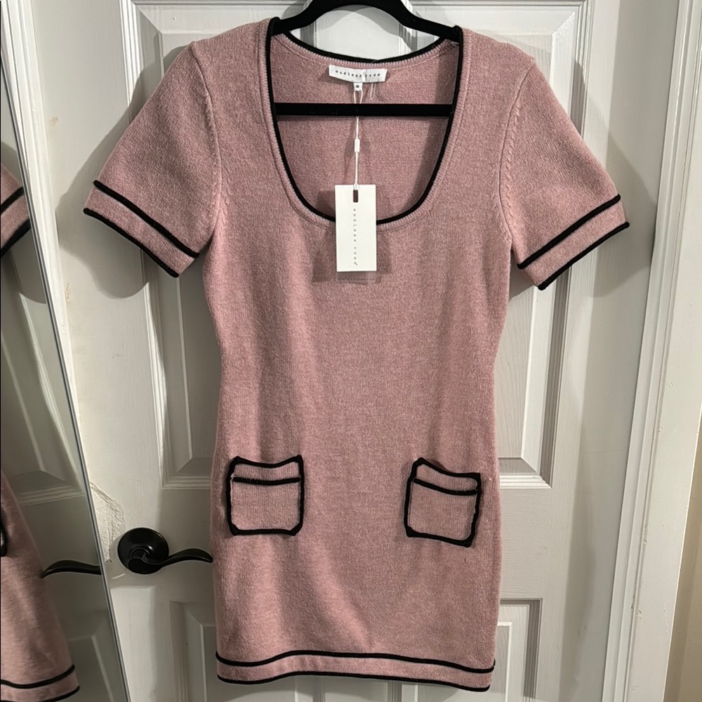 Endless rose pink knit dress